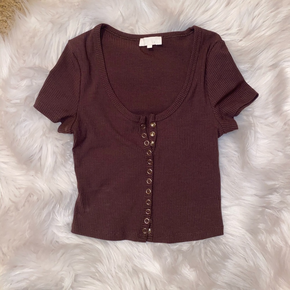 Meshki Crop Top💜 - Picture 3 of 6
